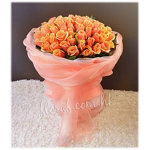 V4  99枝肯雅玫瑰包紗花束 (SOLD OUT) V4  99枝肯雅玫瑰包紗花束 (SOLD OUT)