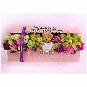 MD25  Happy Mother's Day Big Flower Box (sold out) MD25  Happy Mother's Day Big Flower Box (sold out)