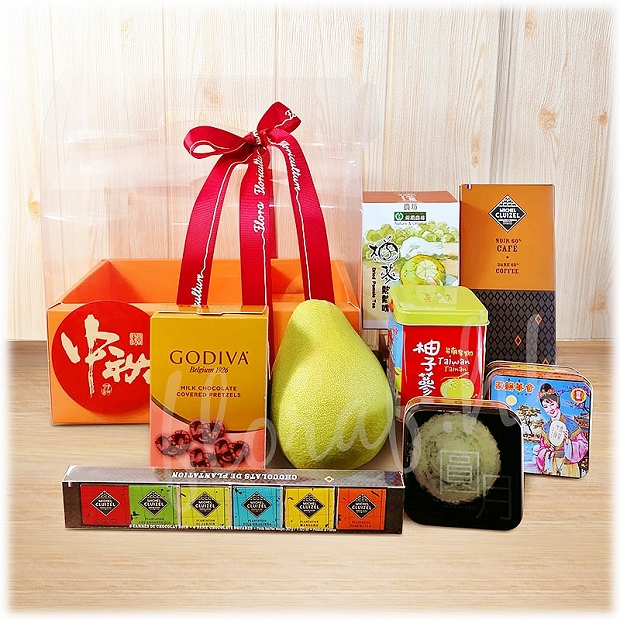 Mid Autumn Festival Fruit Basket Hamper Fullmoon Festival