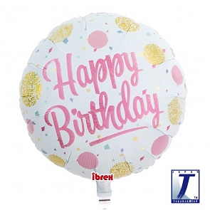 ADD-BAL62 14吋Happy Birthday鋁箔升氣球 ADD-BAL62 14吋Happy Birthday鋁箔升氣球