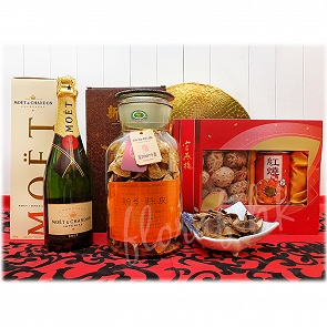 CN27   100% 十年新會陳皮 +  Moët & Chandon + 官燕棧鮑魚  CN27   100% 十年新會陳皮 +  Moët & Chandon + 官燕棧鮑魚