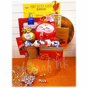 CNY4  巨型大白兔奶糖禮盒裝 + 超大粒金莎 + Godiva  CNY4  巨型大白兔奶糖禮盒裝 + 超大粒金莎 + Godiva