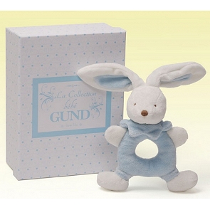 ADD-BB130  新生bb禮物送禮 Baby Gund 藍色兔子造型的搖鈴 ADD-BB130  新生bb禮物送禮 Baby Gund 藍色兔子造型的搖鈴