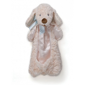 ADD-BB137   Baby Gund 藍色絲帶小狗安撫巾   ADD-BB137   Baby Gund 藍色絲帶小狗安撫巾