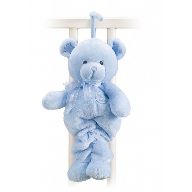 Baby Gund 拉繩藍色音樂BB泰迪bear bear熊 