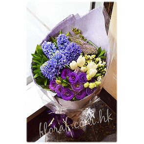 BO3   荷蘭風信子 荷蘭屈金香花束( Sold Out ) BO3   荷蘭風信子 荷蘭屈金香花束( Sold Out )