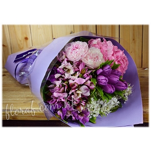 MD24  母親節花束 - 牡丹 繡球 屈金香 花束 (SOLD OUT) MD24  母親節花束 - 牡丹 繡球 屈金香 花束 (SOLD OUT)