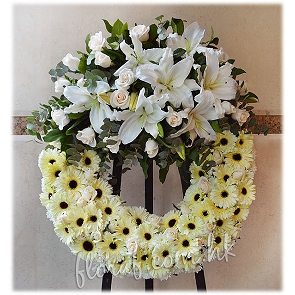 F1  白事悼念花圈 F1  白事悼念花圈