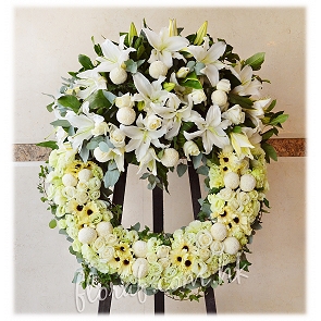 F17	白事悼念花圈 F17	白事悼念花圈