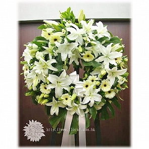 F20	西式白事花圈 F20	西式白事花圈