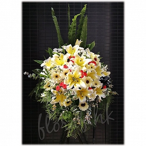 F77   Funeral Flower Basket Stand  F77   Funeral Flower Basket Stand