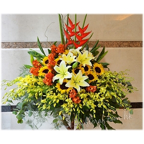 OP47  酒會花籃 喬遷花籃 演唱會花籃 恭賀花籃