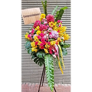 OP59   Opening Flower Basket Stand  OP59   Opening Flower Basket Stand